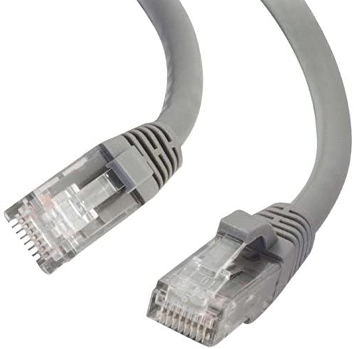 C2G 27133 Cat6 Cable - Snagless Unshielded Ethernet Network Patch Cable, Gray (10 Feet, 3.04 Meters)