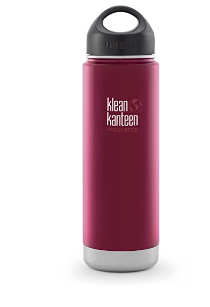 Klean Kanteen Wide Insulated Stainless Steel Bottle With Loop Cap (20-Ounce)