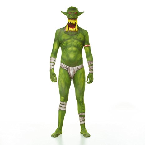 Morphsuits Men's Orc Jaw Dropper Costume