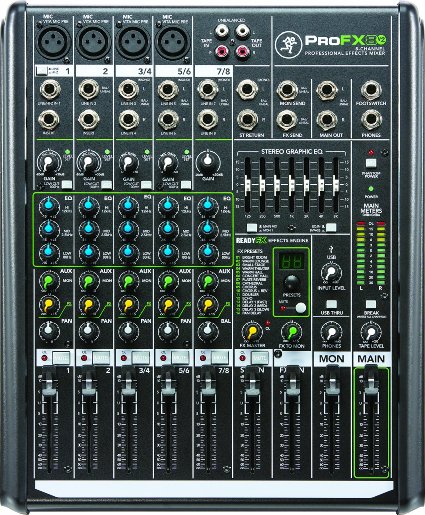 Mackie ProFX8v2 8-Channel Professional FX Mixer with USB