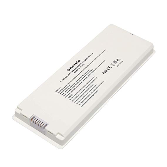 New A1185 Laptop Battery Pack Compatible for Apple 13" MacBook A1185 A1181 (Mid. / Late 2006, Mid. / Late 2007, Early/Late 2008, Early/Mid. 2009) [Li-Polymer 10.8V 5600mAh]