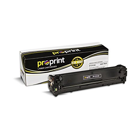 ProPrint Compatible HP 131X (CF210X) Canon 131 (6273B001A) High Yield Black Toner Cartridge for LaserJet Pro 200 imageCLASS (1 Black)