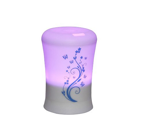 BriteLeafs PureAroma 2-in-1 Ultrasonic Aroma Diffuser Ultrasonic Humidifier - 4 Timer Settings & 6 Color Light Changes   Free 10ml Aromatherapy Essential Oil (Lavender)