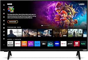 VIZIO 32-inch HD 720p LED Smart TV w/Alexa Compatibility, Google Cast Built-in, Bluetooth Headphone Capable (VHD32M-08, New)