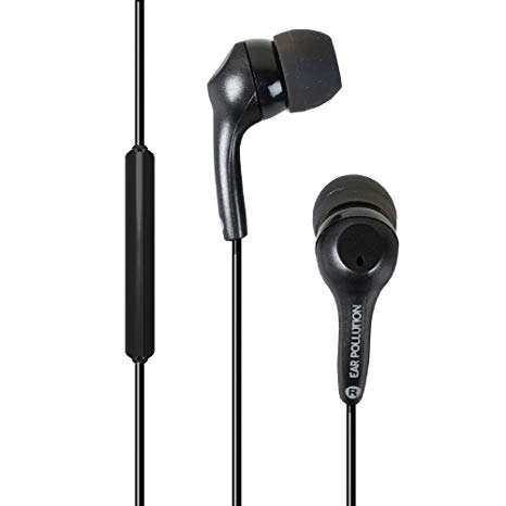 iFrogz In-Ear Ear Pollution Bolt Plus Earphone - Black