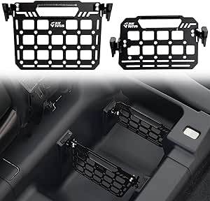 JOYTUTUS Rear Under Seat Dividers Compatible with Ford Maverick 2024 2023 2022, FITS under seat organizer with Molle Panel Maverick Under Seat Storage Accessories