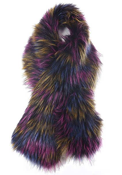 Soul Young Faux Fox Fur Scarf Plus Size Women's Collar