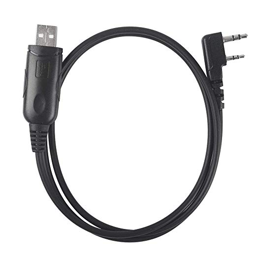 Radioddity RD-201 Programming Cable Compatible with BaoFeng UV-5R BF888S BF-F8HP UV-5RX3 Kenwood Radioddity TYT Two Way Radio, Support Win10 Win7