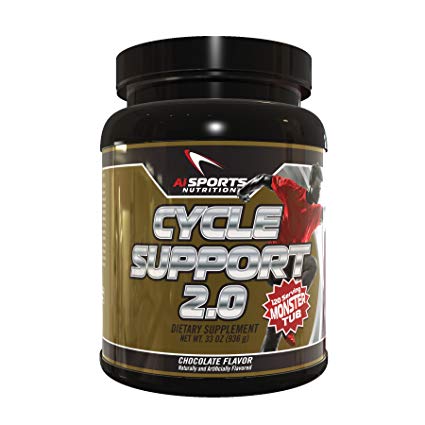Cycle Support 2.0 by AI Sports Nutrition | Chocolate Flavor 120 Serving Monster Tub, Liver & Organ Support, Help Maintain A Healthy Hormone Balance *Product does NOT contain Idebenone*