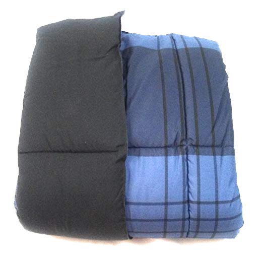 The Big One Down-Alternative Reversible Comforter, Assorted Sizes and Colors (Blue Plaid, Twin)