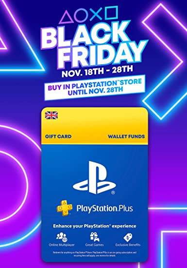 PlayStation Gift Card 63 GBP for offer PlayStation Plus Extra | 12 Months | Requires purchase in PlayStation Store until 28.11. | PS4/PS5 Download Code - UK account