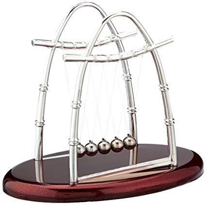 Newtons Cradle Balance Balls Physics Pendulum Science Desk Office Classic Toy