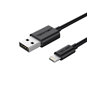 Lightning Cable [Apple MFi Certified], TeckNet 2.0M Apple Lightning to USB Cable For Apple iPhone 6S /6S plus/6/SE/5s/5c/5,iPad,iPad Air /Air 2, iPad mini1/mini2/mini3/mini4,iPad Pro,and iPod Nano 7th Generation