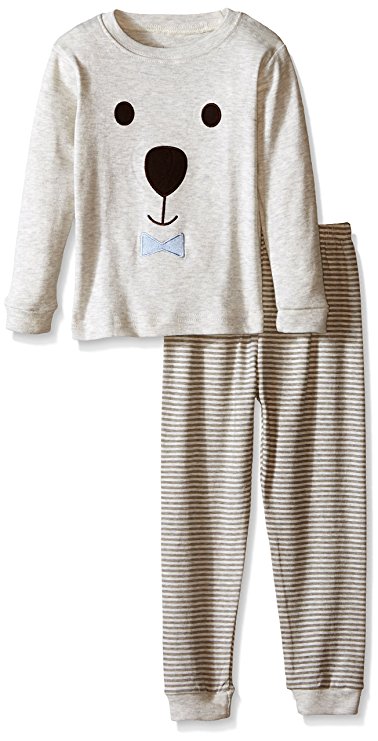 Elowel  "Teddy Bear Face" 2 Piece Pajama Set 100% Cotton -(6M 8-Years)