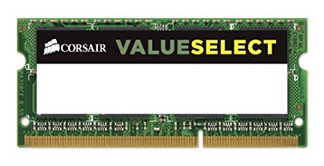 Corsair CMSO4GX3M1C1600C11 4GB (1x4GB) 1600MHz PC3-12800 204-Pin DDR3 SODIMM Laptop Memory 1.35V