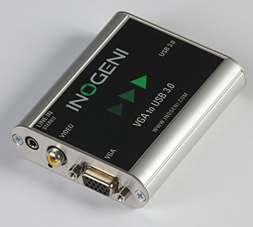INOGENI VGA Composite to USB 3.0 Capture device with line audio