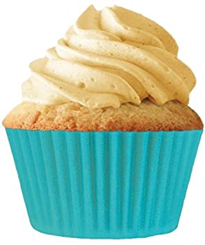 Light Turquoise Cupcake Baking Cup Liners 32 Count by Cupcake Creations