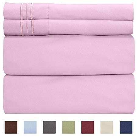 Extra Deep Pocket Sheets - 4 Piece Sheet Set - Cal King Size Sheets Deep Pocket - Extra Deep Bed Sheets - Deep California King Fitted Sheet Set - Super and Ultra Deep Sheets - for Extra Deep Mattress