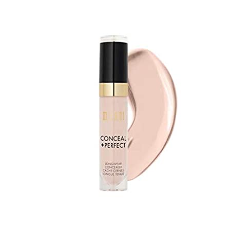 Milani Conceal   Perfect Longwear Concealer - Ivory Rose (0.17 Fl. Oz.) Vegan, Cruelty-Free Liquid Concealer - Cover Dark Circles, Blemishes & Skin Imperfections for Long-Lasting Wear