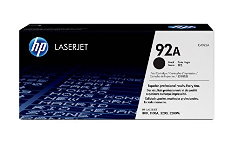 HP 92A (C4092A) Black Original LaserJet Toner Cartridge DISCONTINUED BY MANUFACTURER