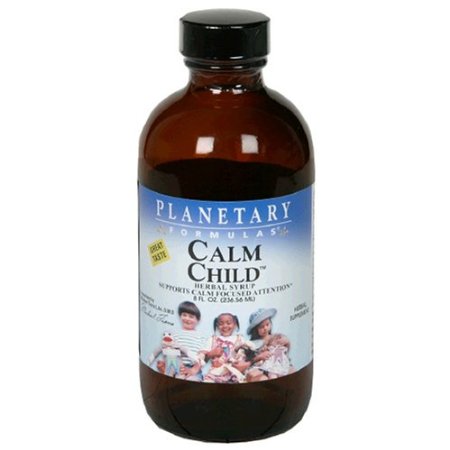 Planetary Formulas Calm Child, Herbal Syrup, 8 fl oz (236.56 ml), Glass