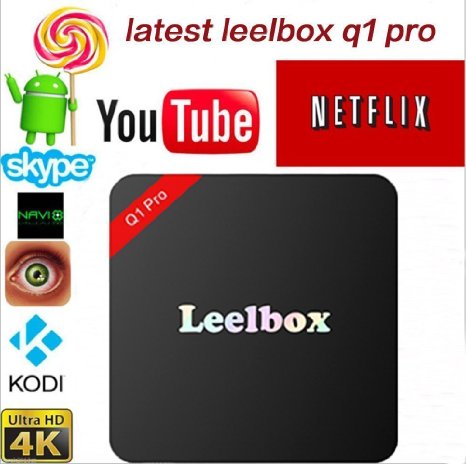 Leelbox Q1 PRO Android tv box Amlogic S905 64bits 2K&4K HDMI 2.0 Quad Core Android 5.1 Kodi 16.0 Pre installed 1gb RAM 8gb Flash same with MXQ PRO