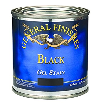 General Finishes BLH Gel Stain, half pint, Black