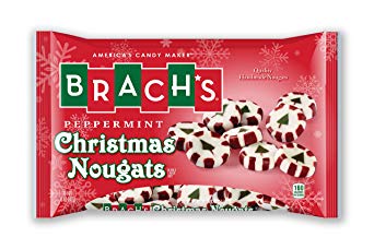Brach's Christmas Nougats, Peppermint Flavor, 12 Ounces