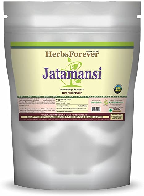 Jatamansi Powder (Rhizome) (Nardostachys Jatamansi) (Ayurvedic Stress Relief Formulation) (Ayurvedic Herbs from Natural Habitat) 8.11 Oz, 230 GMS 2X (Optimum Potency)