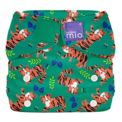 Bambino Mio, Miosolo All-in-One Cloth Diaper, Tiger Tango