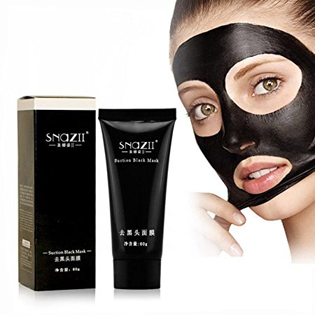 Suction Black Mask Blackhead Remover- Peel Off Tearing Style Deep Cleansing Facial Mask - Pore Cleaner for Oil Control - Anti-Aging & Anti Acne Treatment for Soft and Glowing Skin