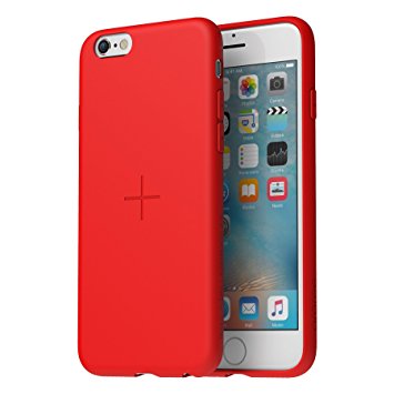 iPhone 6/6S Case, iPhone 6 Cover, araree®, [Airfit] Ultra Slim SOFT-Interior Scratch Protection with Perfect Fit for iPhone 6S, iPhone 6 Case (2015) (RED)