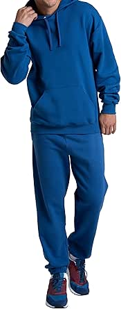 Fruit of the Loom Eversoft Fleece Elastic Bottom Sweatpants with Pockets, Relaxed Fit, Moisture Wicking, Breathable