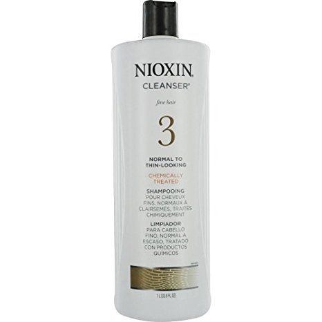 Nioxin System 3 Cleanser for Fine Chemically Enhanced Hair for Unisex-33.8-Ounce
