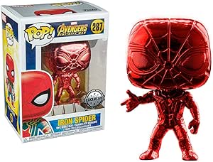 Funko Pop! Avengers Infinity War - Iron Spider [Red Chrome] #287 - [EXCLUSIVE - SUPER RARE!!!]