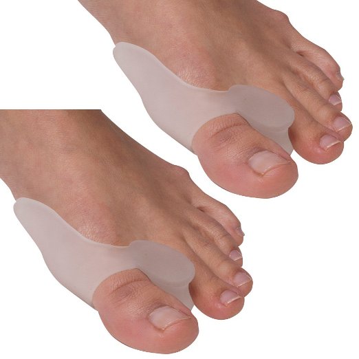 Medical Grade Soft Gel Bunion Protectors Toe Separators Straighters Spreaders Correctors - One Pair