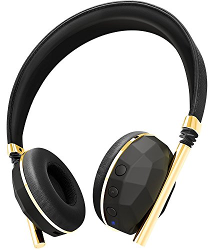 Caeden Linea N°10 Wireless Bluetooth Headphone - Faceted Carbon & Gold