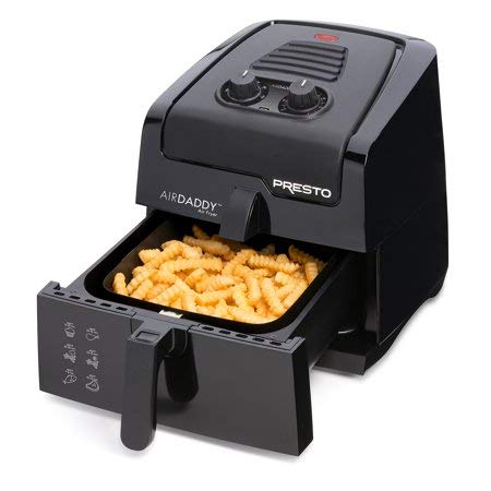 Presto 05420 FryDaddy Electric Deep Fryer (Black, AirDaddy 4.2-Quart)