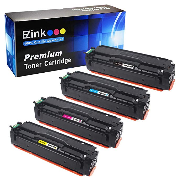 E-Z Ink (TM) Compatible Toner Cartridge Replacement for Samsung 504 504S CLT-K504S CLT-504S CLT-M504S CLT-C504S CLT-Y504S to Use with SL-C1860FW SL-C1810W CLP-415NW CLX-4195FW (4 Pack)