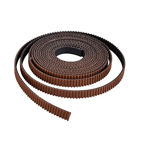 PoPprint GT2 Timing Belt 6mm Width Rubber Open Timing Belt Wear resistant Nylon Tooth Surface 3D Printer Parts (5 meters)