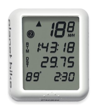 Planet Bike Protege 90 9-Function Bike Computer with 4-Line Display and Temperature