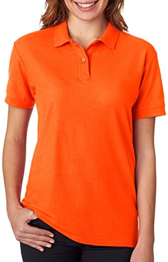 Gildan Women's Double-Needle Pique Polo Shirt