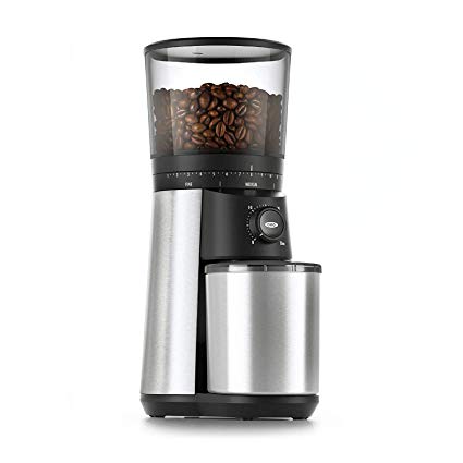 OXO Conical Burr Coffee Grinder with 4 oz Silver Canyon Coffee