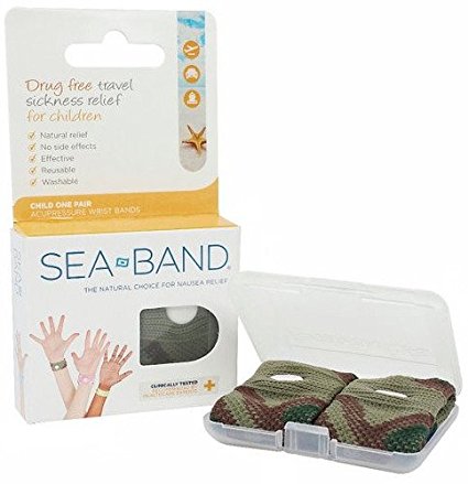 Sea Band - Child Wrist Band - One Pair *** Camouflage ***