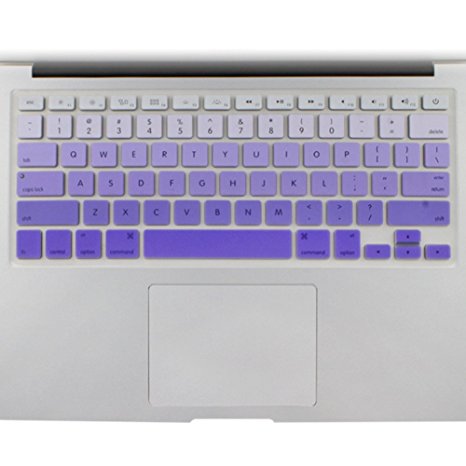 All-inside Purple Ombre Color Keyboard Skin for MacBook Pro 13" 15" 17" (with or without Retina Display) / MacBoook Air 13"