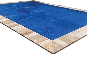 In The Swim 18' x 36' Standard Blue Rectangle Solar Pool Cover 8 Mil for Solar Heating Above Ground Pools and Inground Pools