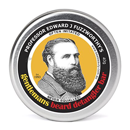 Professor Fuzzworthy's Beard CONDITIONER Detangler | All Natural | Chemical Free | Tasmanian Beer & Honey | Essential Plant Oils | Handmade in Tasmania Australia - 40gm