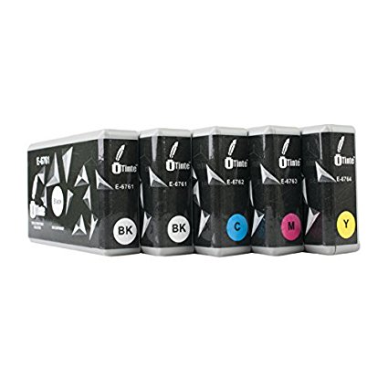 iTinte T676XL Compatible Ink Cartridges (2 Black, 1 Cyan, 1 Magenta, 1 Yellow) for Epson WorkForce Pro WP-4590, Epson WP 4530, Epson WP 4540, Epson WP 4020 and more Epson printers