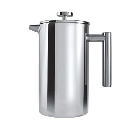3 Cup Straight Stainless Steel Cafetiere