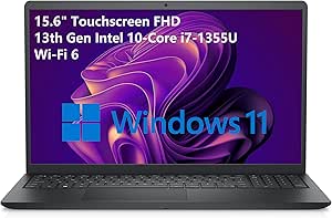 Dell Inspiron 15 3530 15.6" Touchscreen FHD Laptop Computer, 13th Gen Intel 10-Core i7-1355U up to 5.0GHz, 32GB DDR4 RAM, 1TB PCIe SSD, WiFi 6, Bluetooth, Carbon Black, Windows 11 Home, Tichange